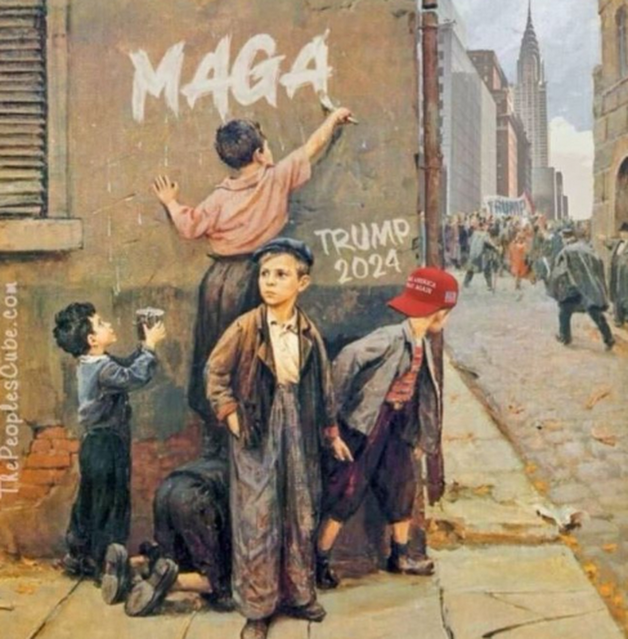 据说许多美国认为只有川普才能让美国再次伟大.