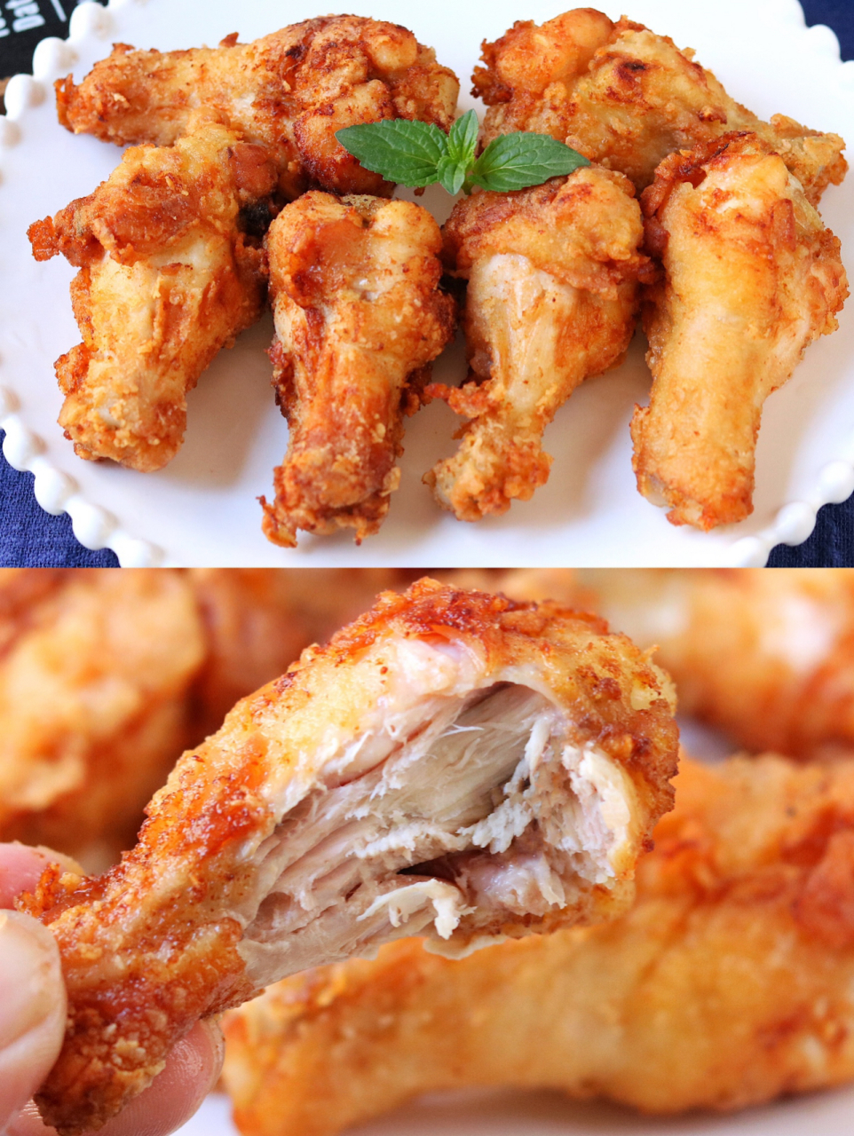 你们一定要试试呀～     [樱花]    [樱花]    [樱花] 鸡翅根6个,蒜