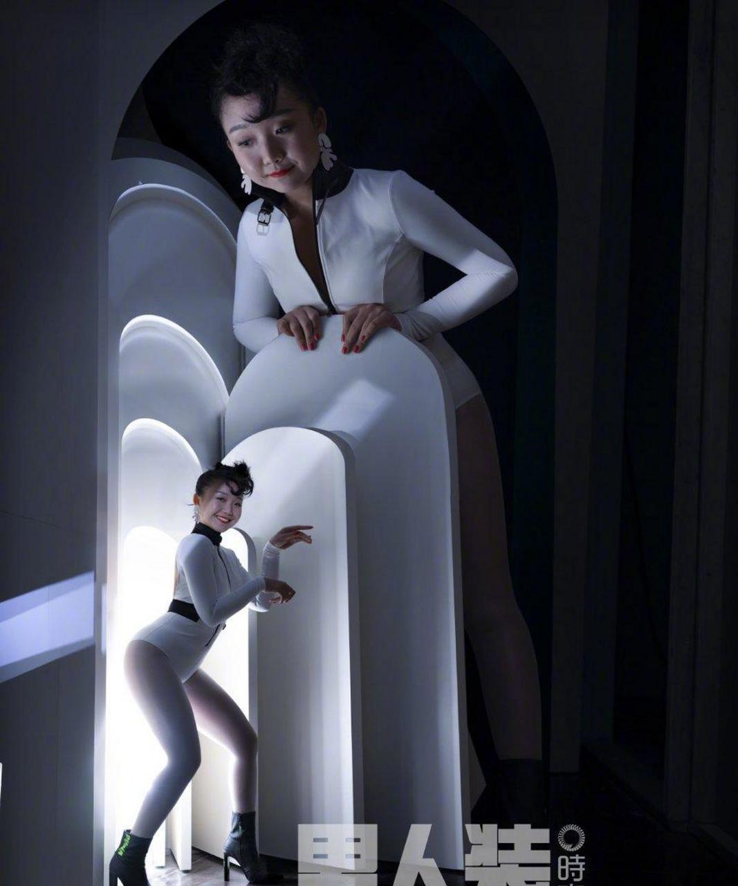 辣目洋子《男人装》大片,能get到胖女孩的性感和可爱吗?