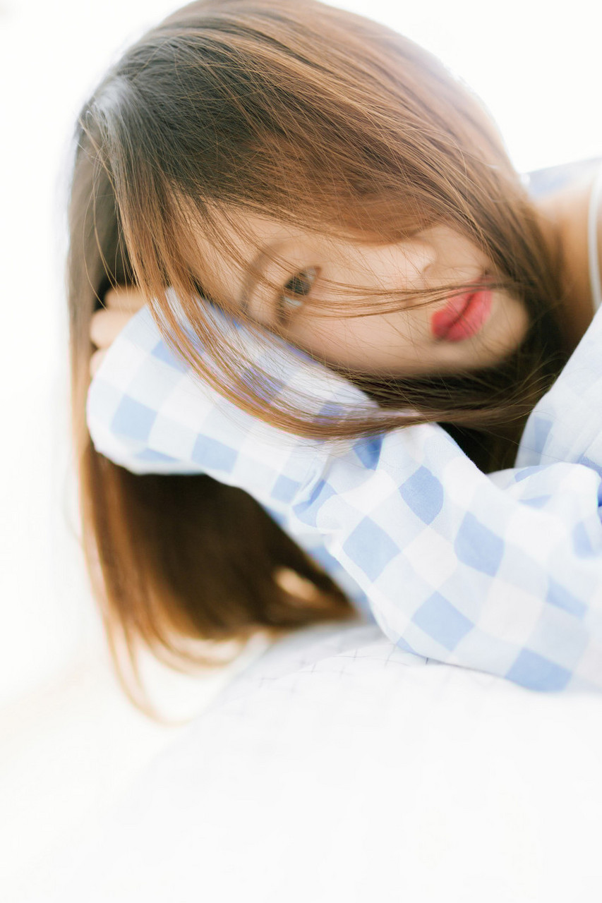 阳光少女,日系风格清新甜美摄影写真.