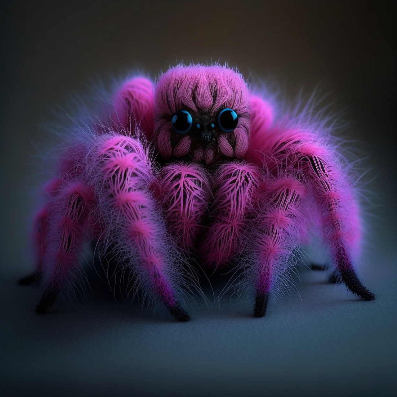 生物研究|夜晚会发光的粉色蜘蛛!