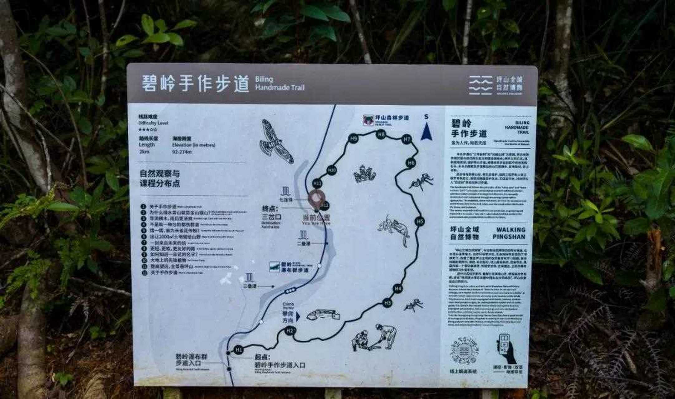 来马峦山郊野公园,除了爬山,看瀑布,还能徒步手作步道哦.