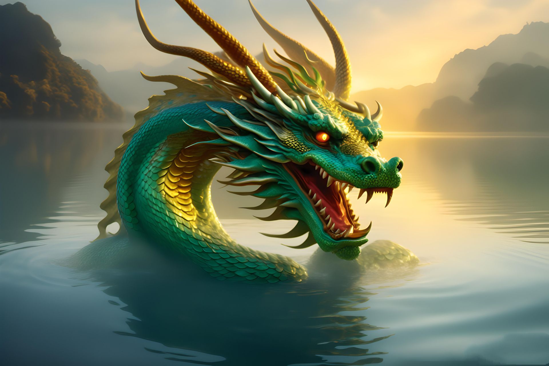 中国龙#二次元##动漫##龙# ##壁纸##动漫壁纸##炫酷