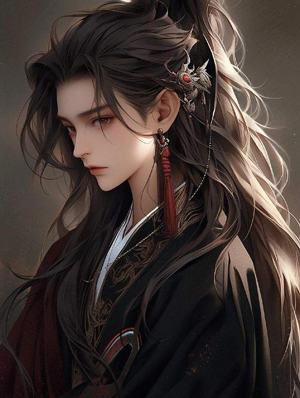 古风插画男生头像 67 #古风插画