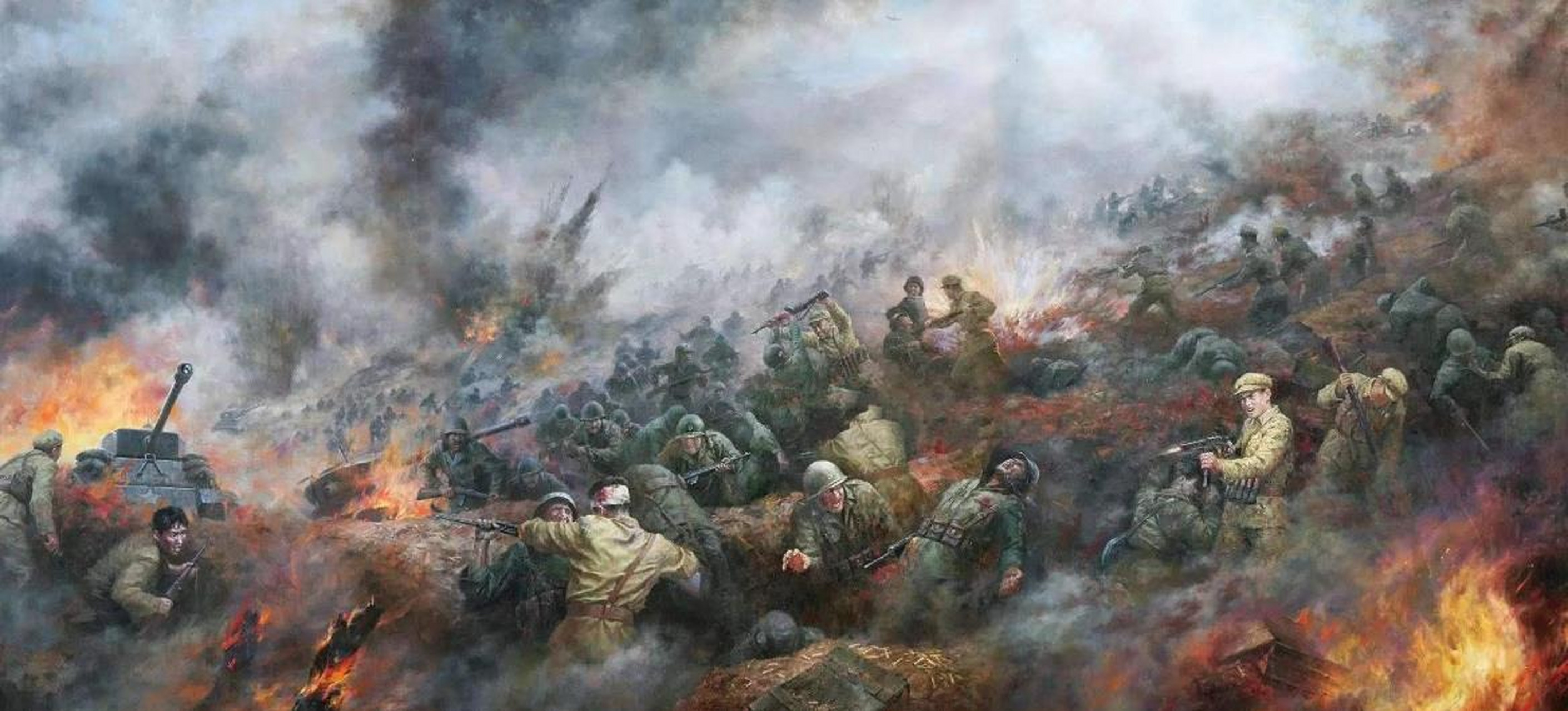 突然发现一个问题,给吴花果小朋友(六岁)讲抗美援朝