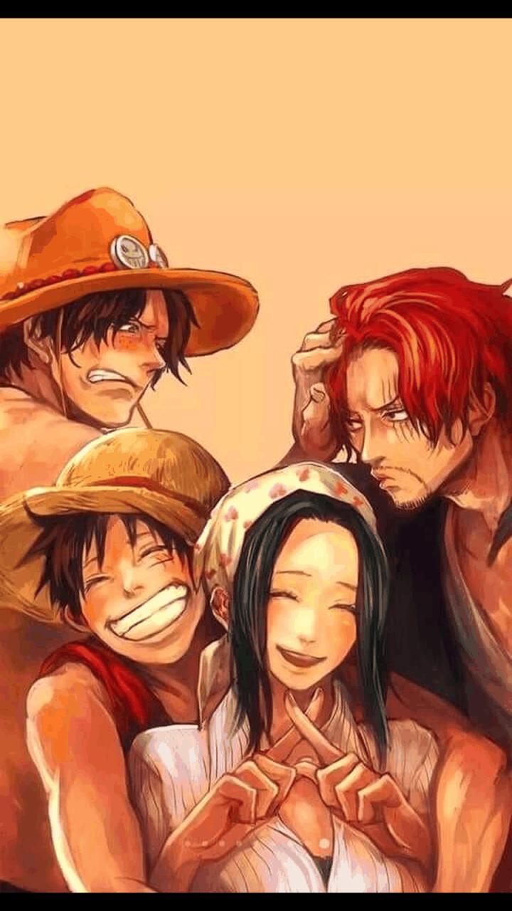 gif创作人# #海贼王# 马奇诺真的很好呢,教导小艾斯与路飞为人处世