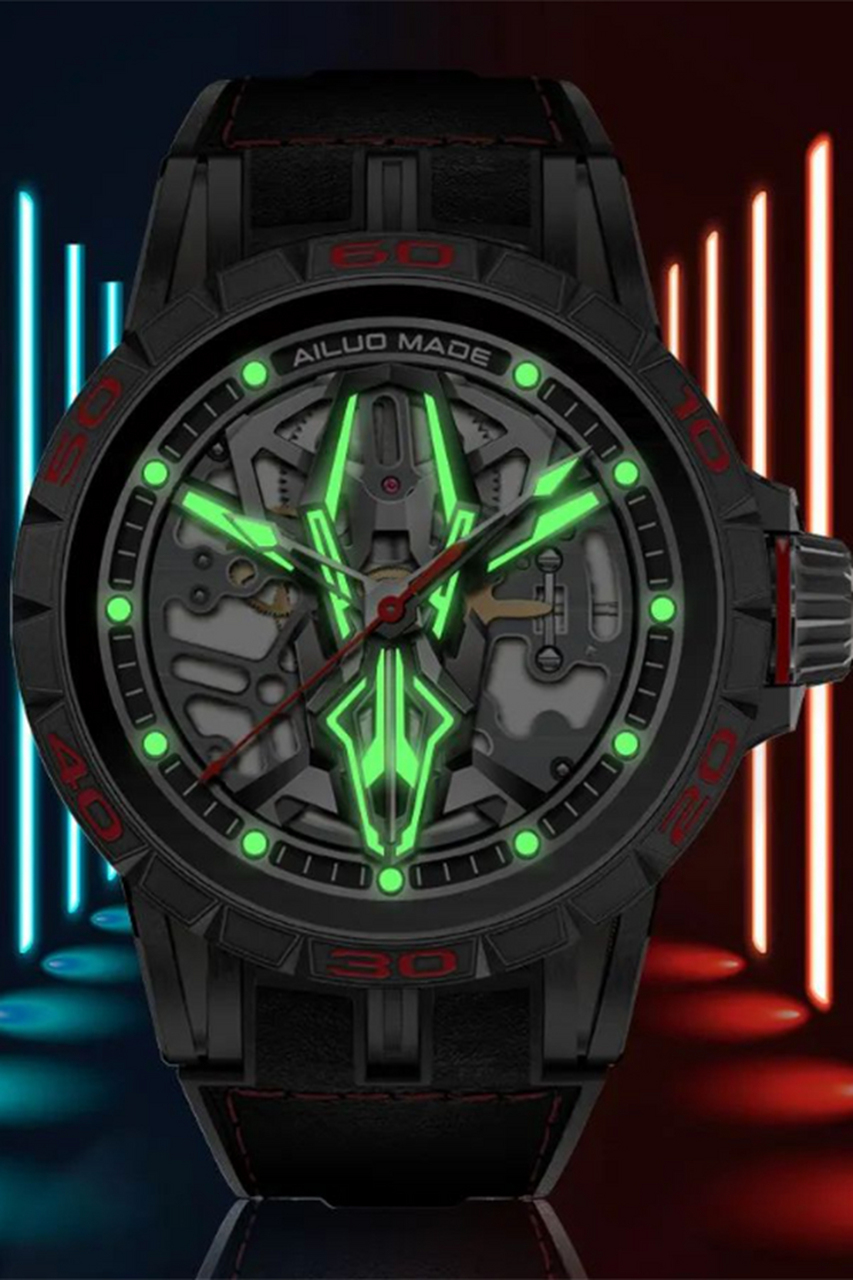 ailuo幻影系列一表双芯自研发以来,始终专注全智能 机械手表旗舰,多次