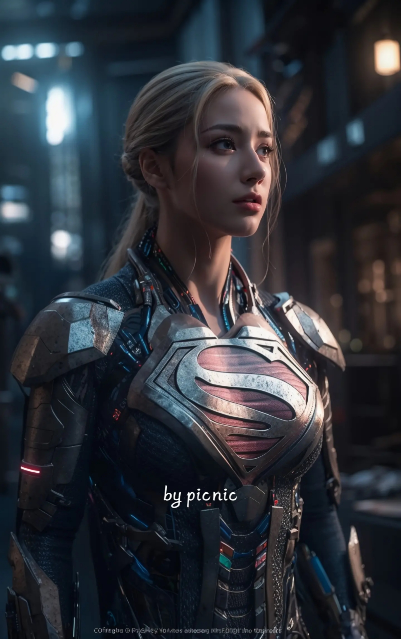 超级女孩第二弹 #机械姬# #ai摄影# #漫威# #超级英雄