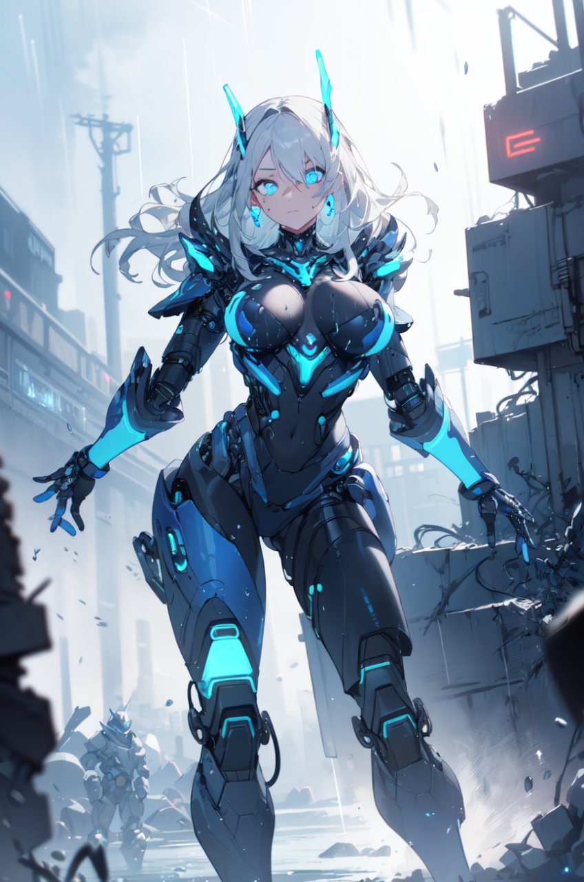 机械美女:ai绘图描绘的科技艺术之美 机械美女的魅力在ai绘图的创造下