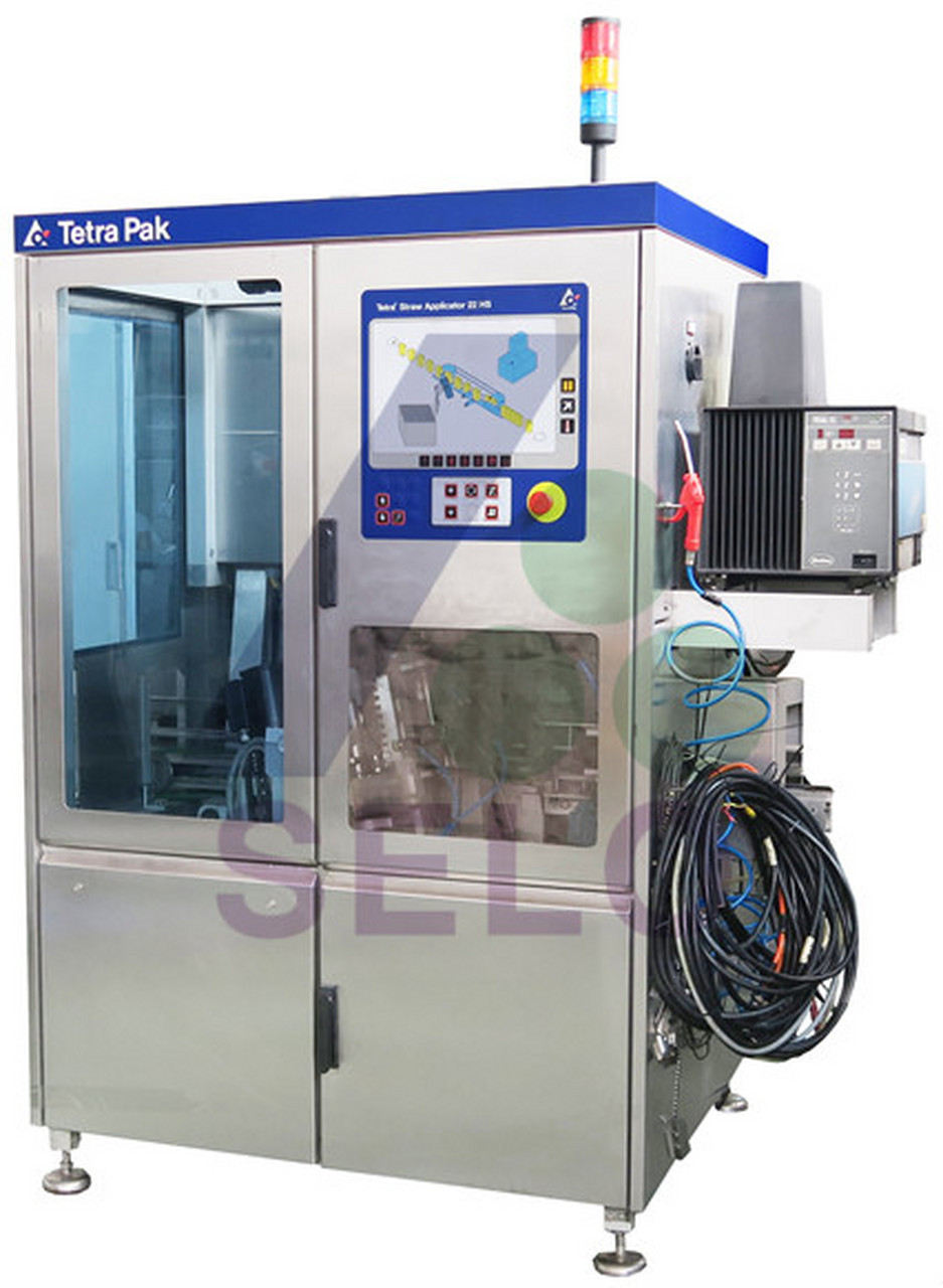 利乐tsa22贴吸管机 (二手) 产能: 20000包/小时 主要贴吸管包型: 200