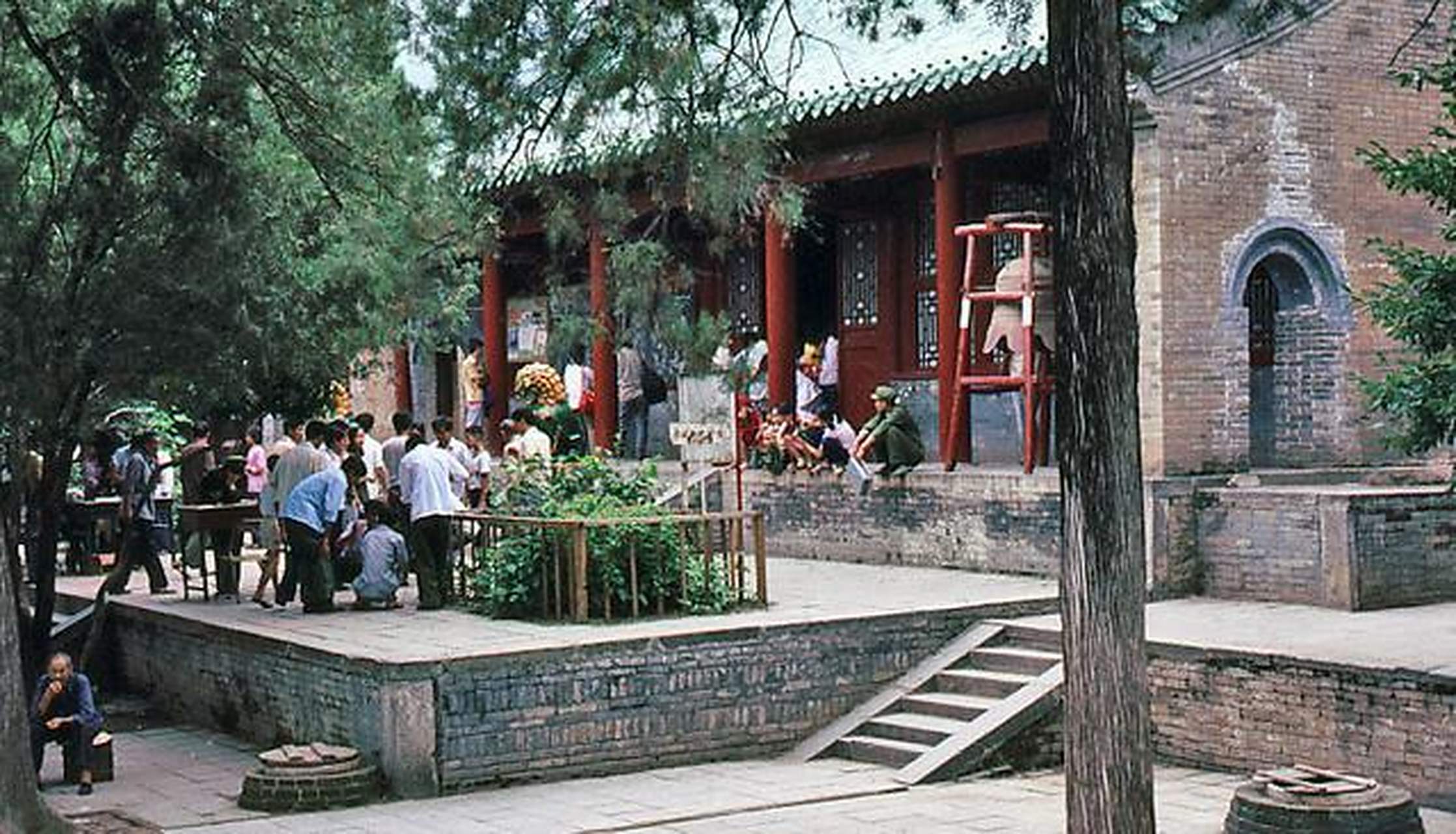 领动计划# 1983年时的嵩山少林寺彩色老照片