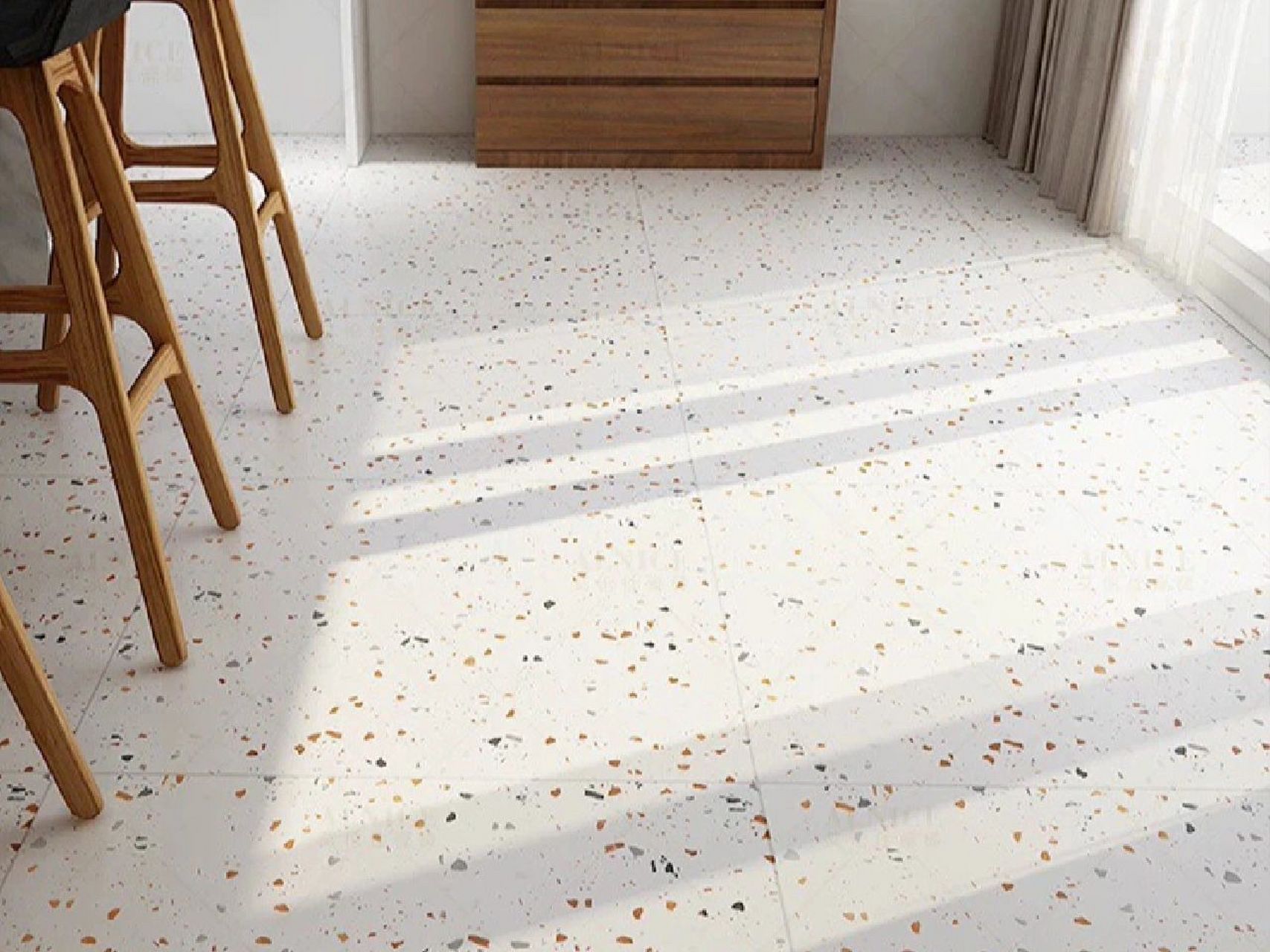 为什么很少人用水磨石地砖? 不考虑采光问题,水磨石优点完胜缺点啊,不