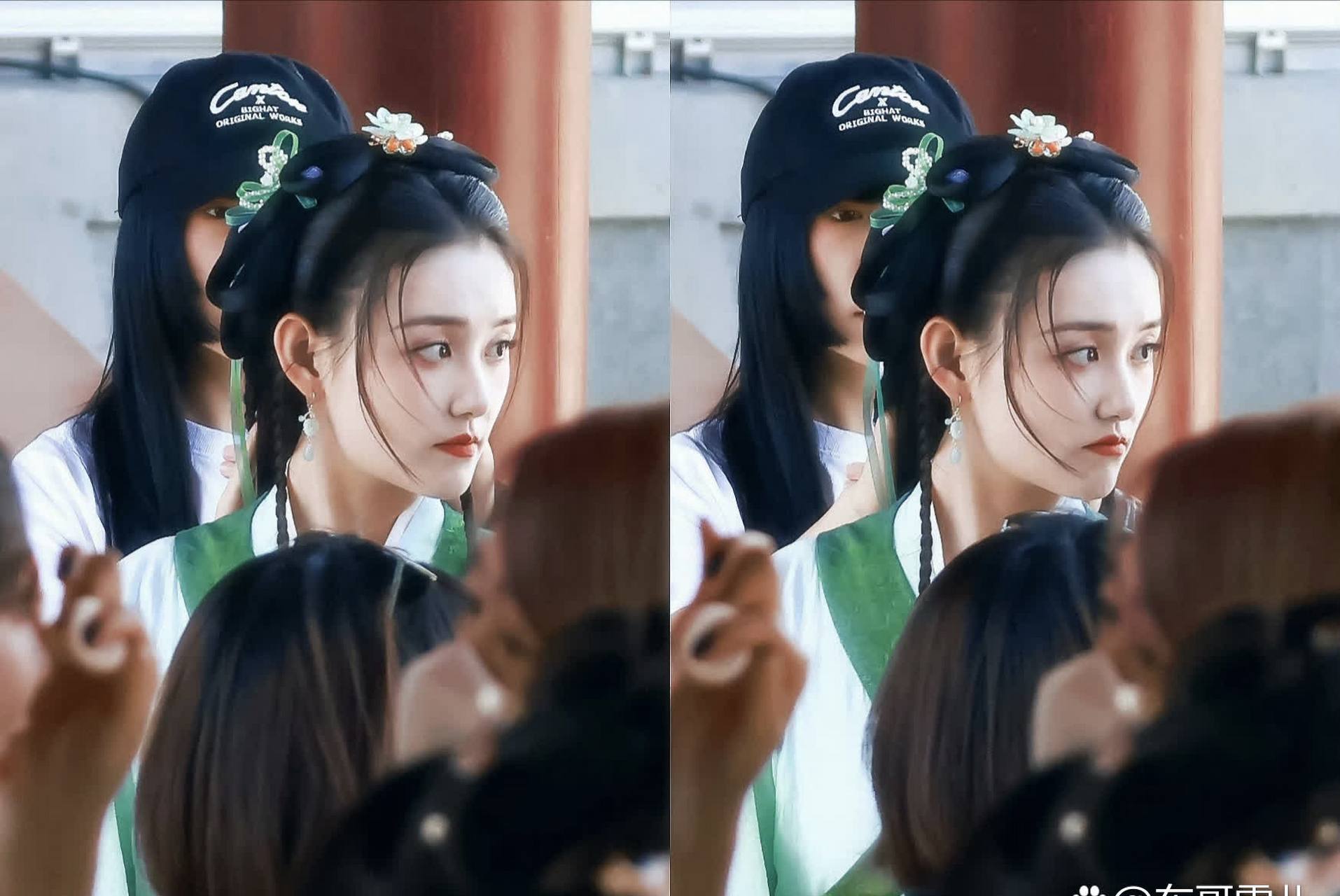 蒋依依《奔跑吧》路透不愧是国民闺女