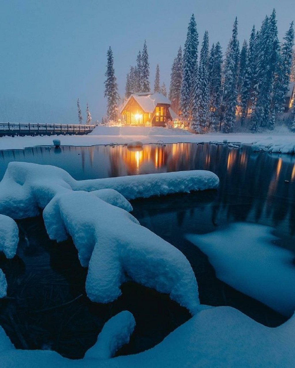 迷人的雪屋和雪夜 676767
