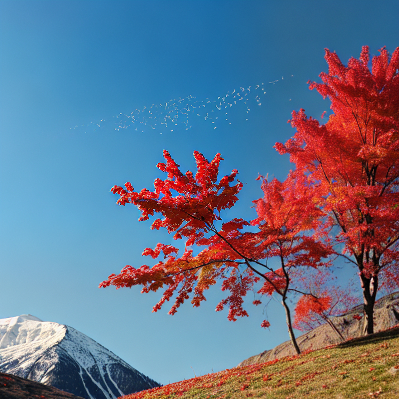 万山红遍# #枫叶红了