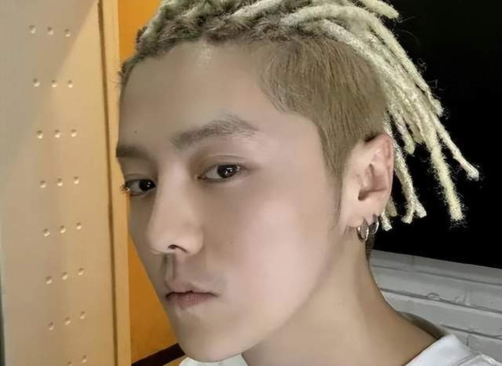 鹿晗金色脏辫#   娱乐圈明星鹿晗近日在微博晒出一组金色脏辫造型