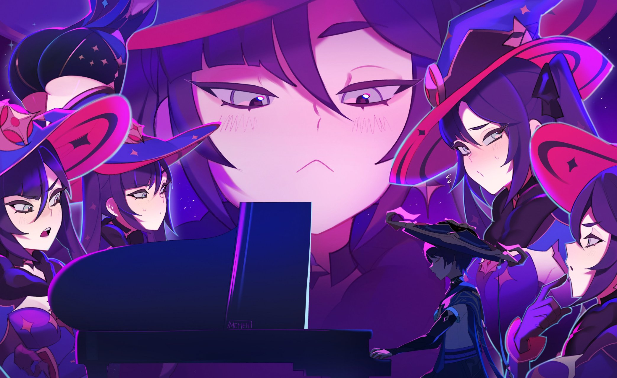 莫娜再遇散兵会擦除怎样的火花呢?真令人期待啊[期待] #原神