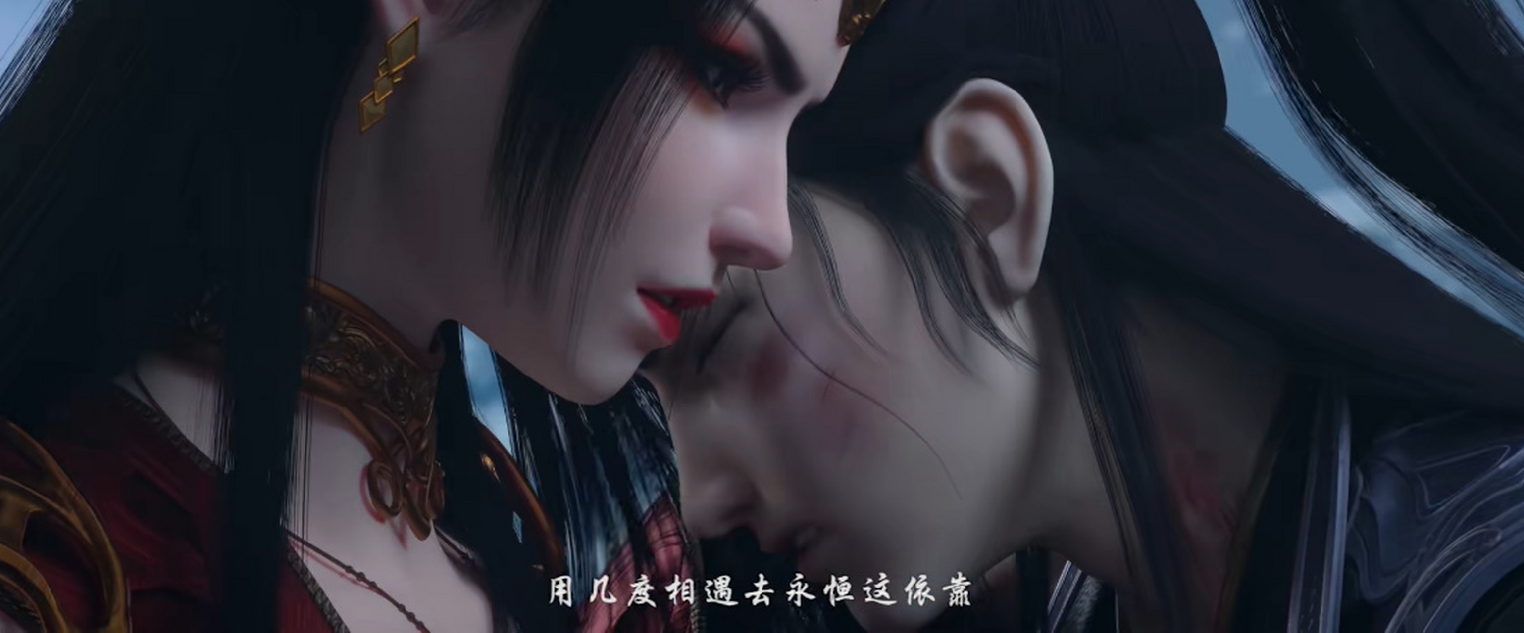 美杜莎心疼萧炎,成为了萧炎的依靠.