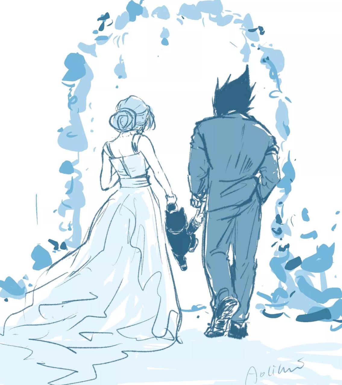 贝吉塔是夫妻了,但我敢肯定,他们从来没有举行过婚礼,就连结婚证也没