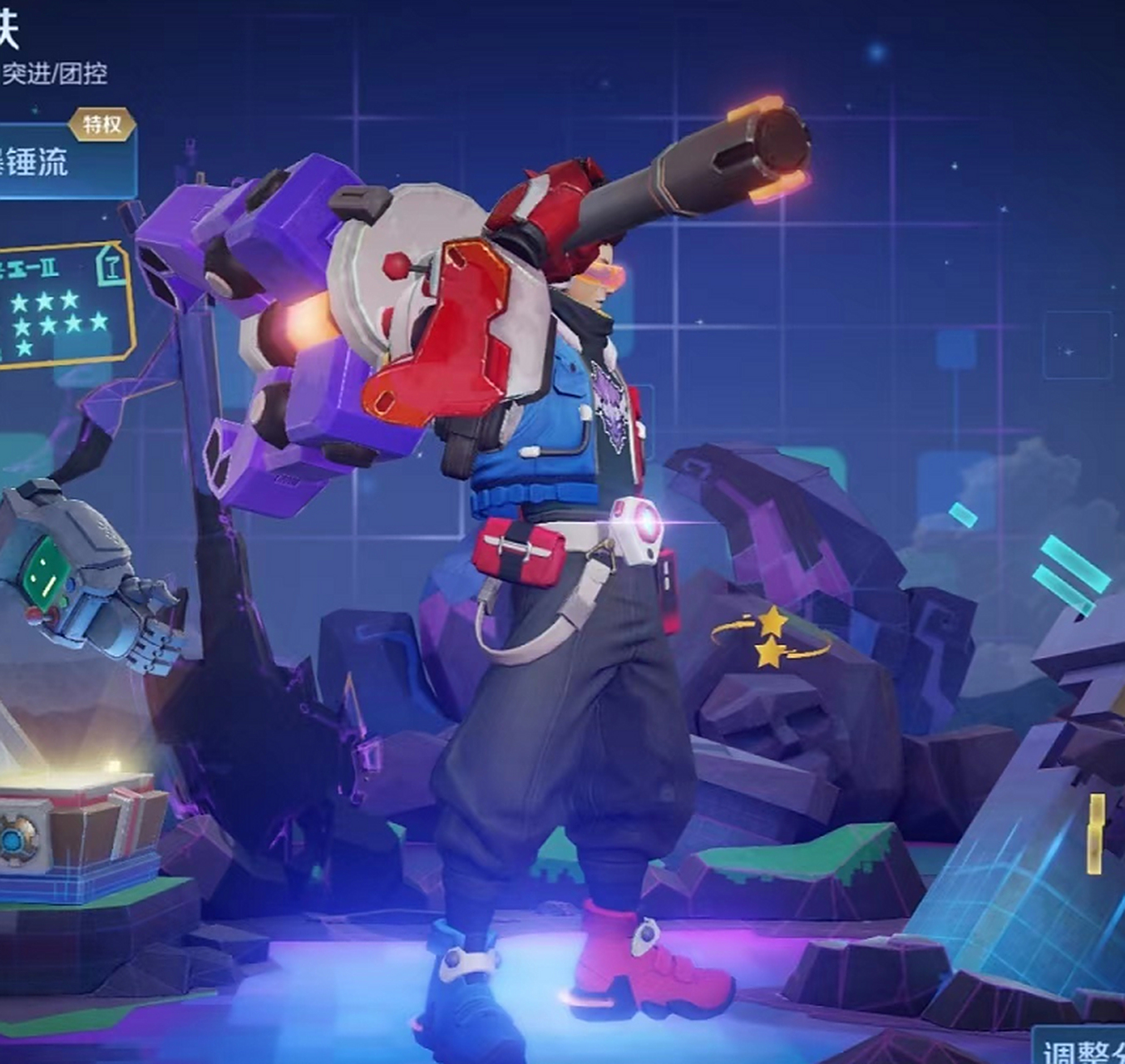 王者荣耀s28赛季战令# 狂铁80级战令皮肤,半身像 局外模型