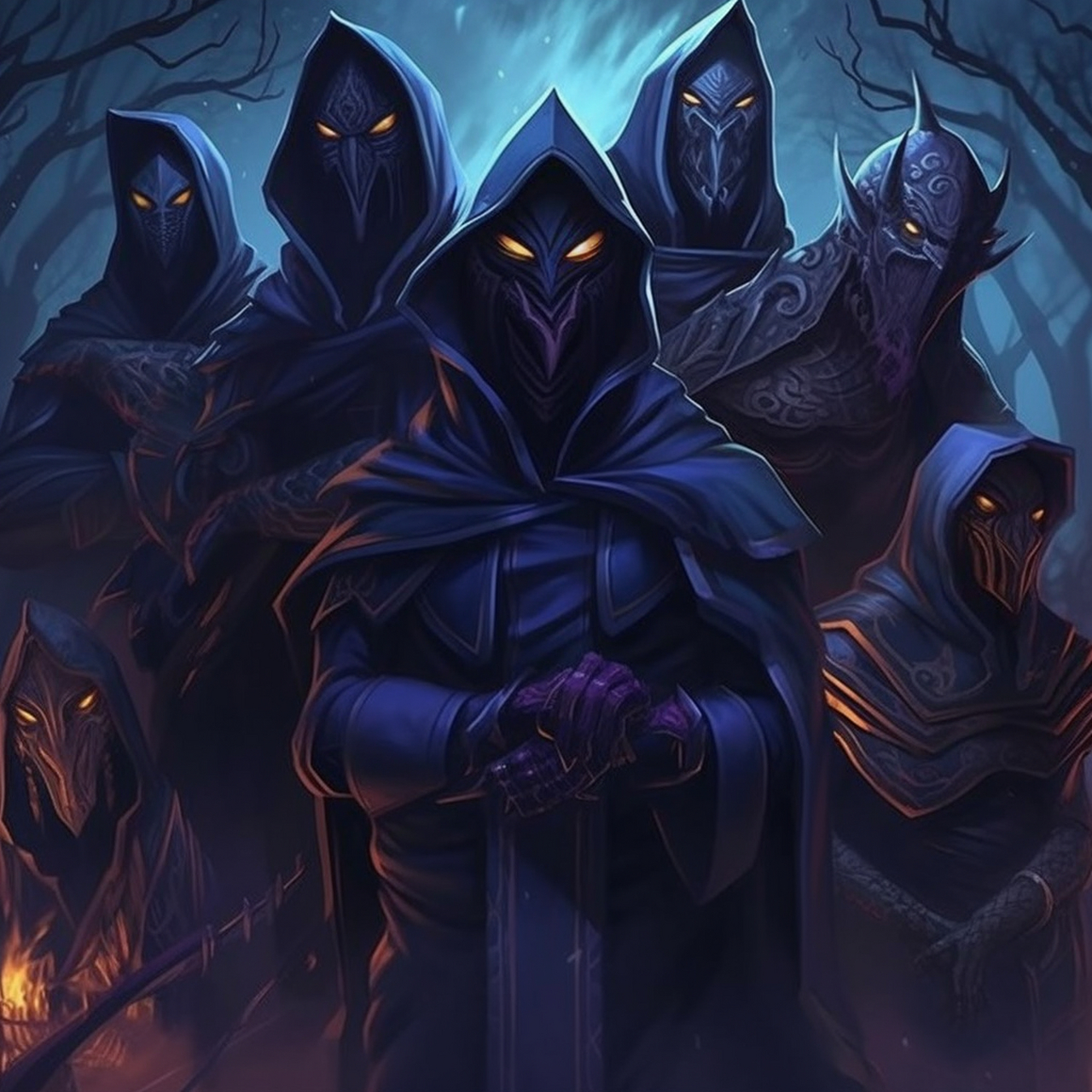 超能忍者集体合照!#忍者# #ai