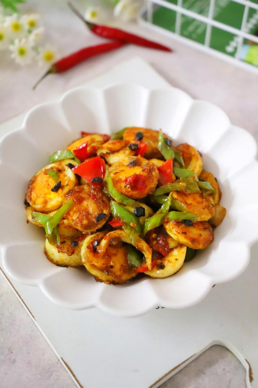 爆好吃[照相机]鲜香开胃的豉香金钱蛋,巨下饭