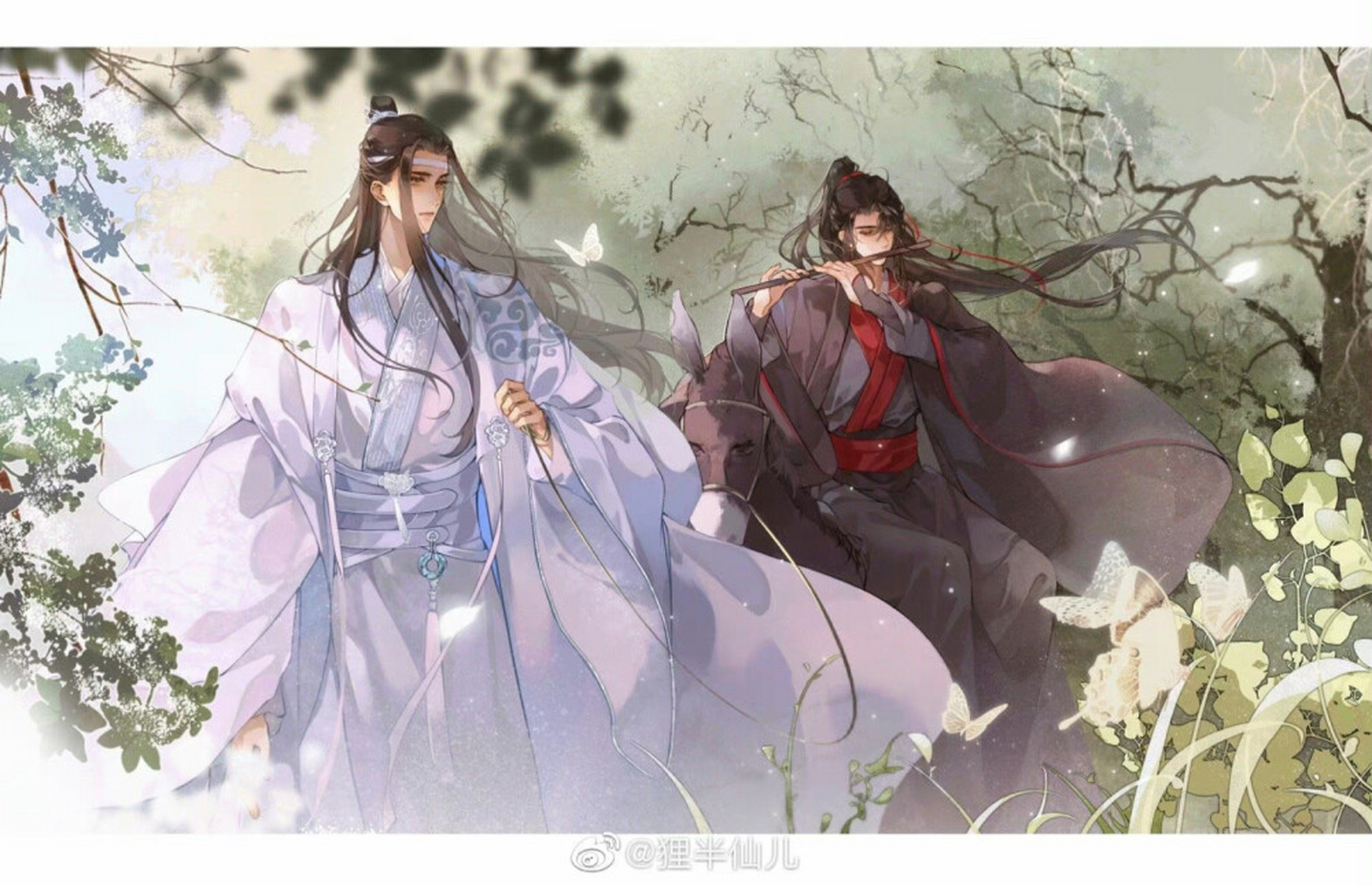 魔道祖师忘羡塞粽子图片