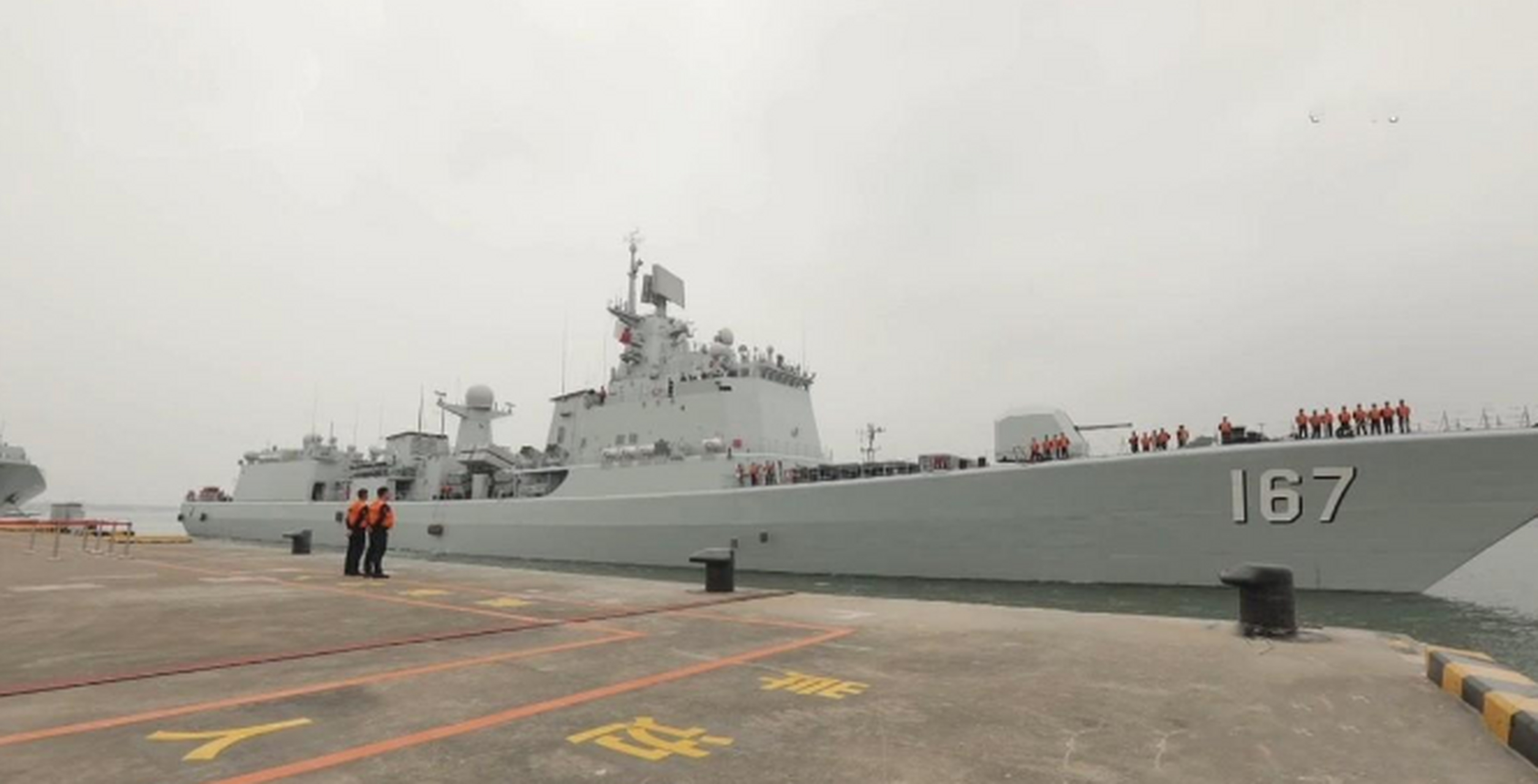 16枚yj12a齐射有多猛?167深圳舰改进后亮相,公开射程500公里 随着052d