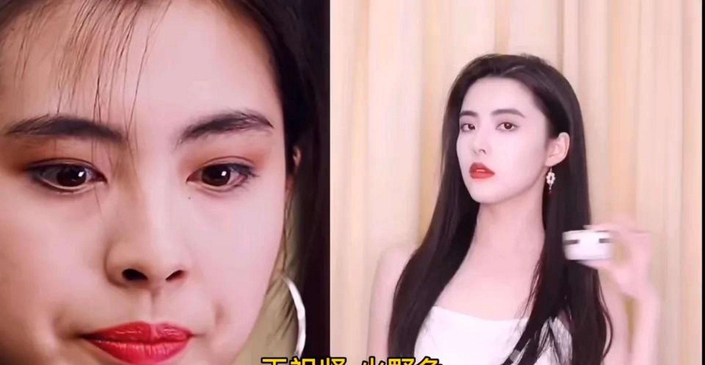 网红和明星撞脸大比拼,火野兔酷似王祖贤,宛央颜值不输周慧敏.