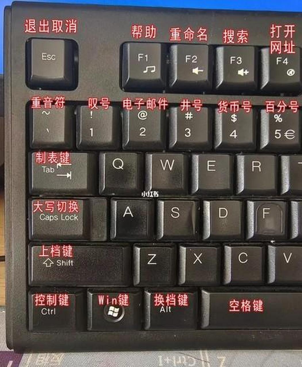 键盘键位图清晰示意图图片