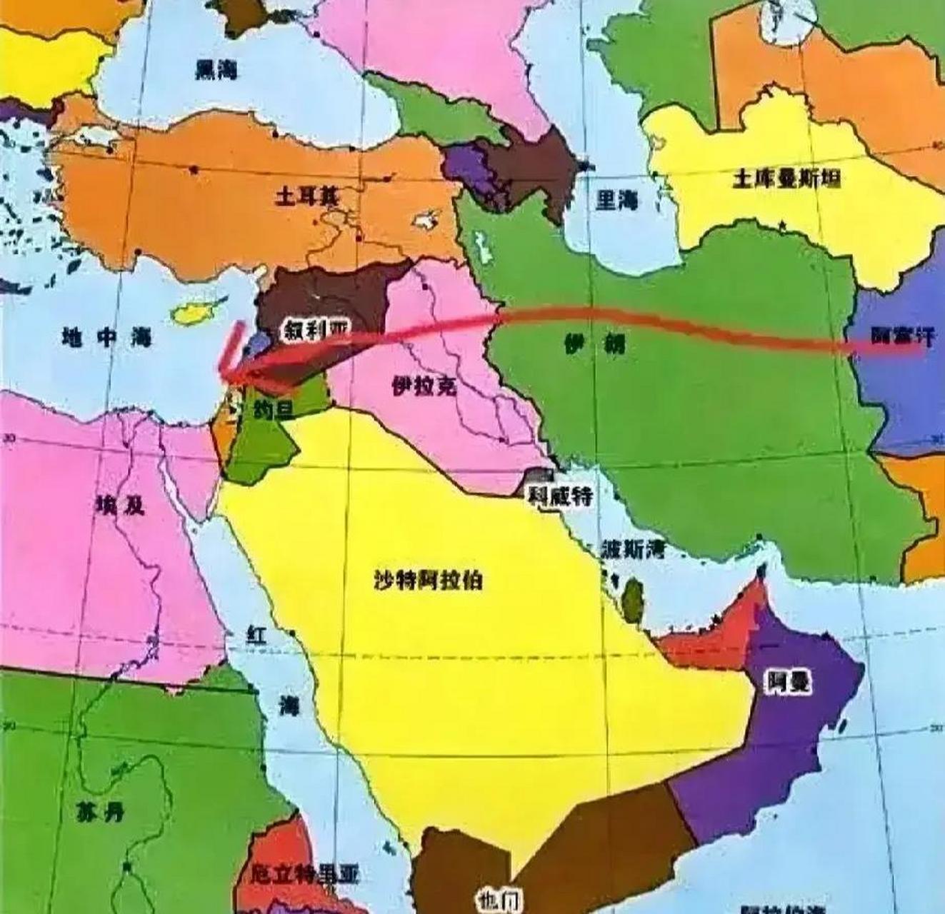 阿富汗发兵,请阿拉伯国家开放进军通道. 中东的战争已经爆发好几天了.