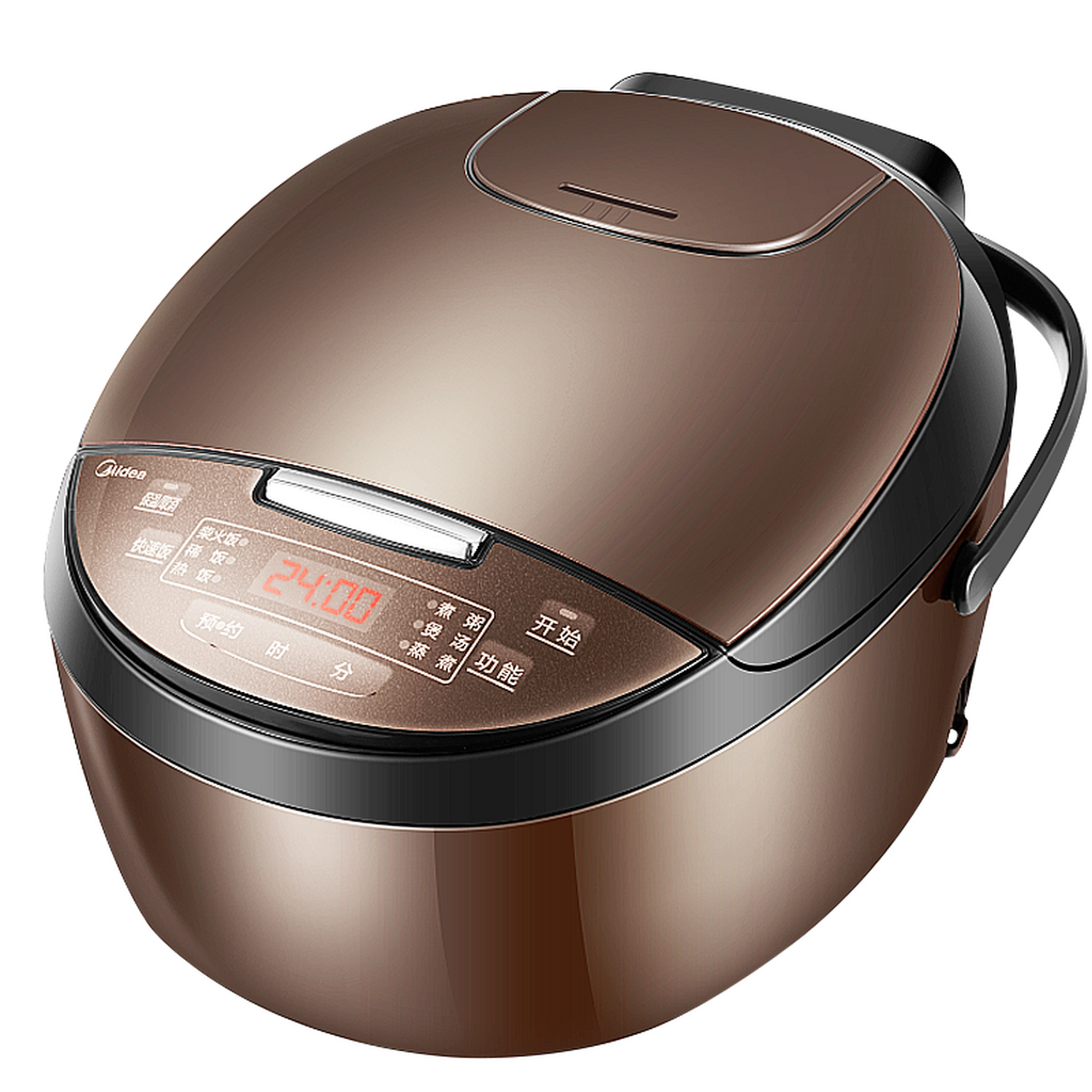 美的(midea)智能电饭煲电饭锅家用4l可拆蒸汽阀24h预约蒸煮米饭锅fb40