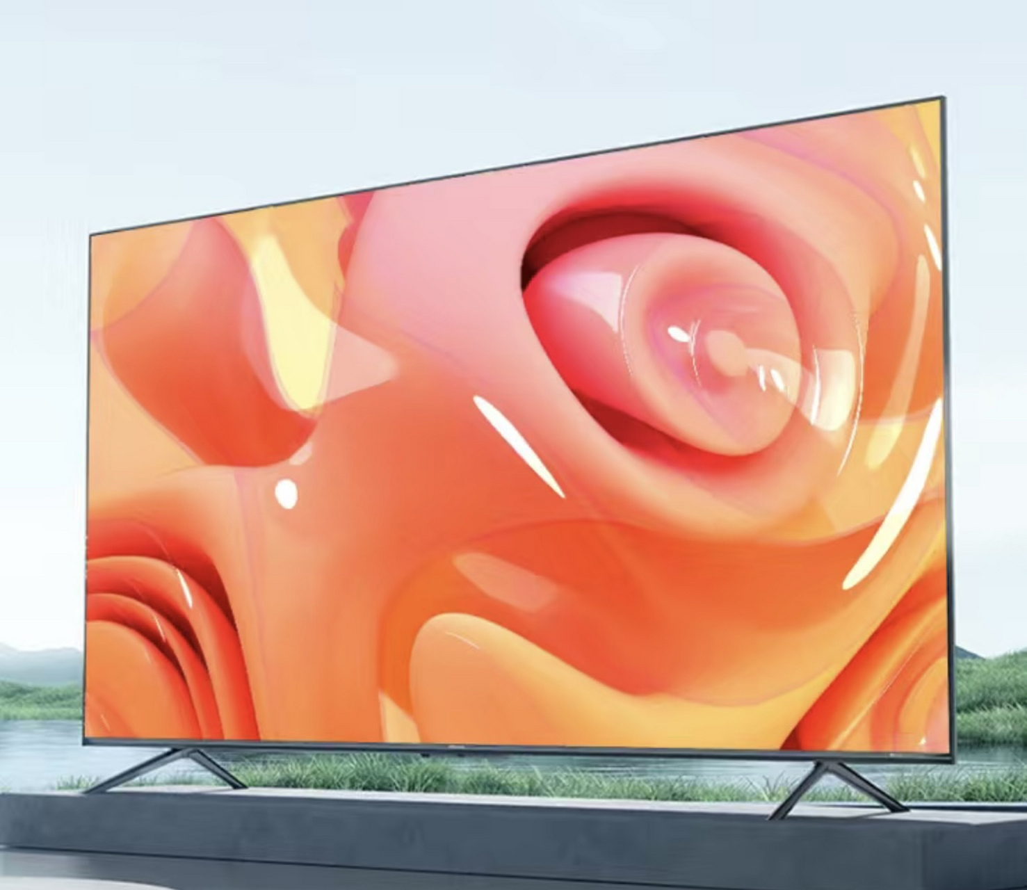 如果你的客厅面积足够大,那85英寸电视会是更好的选择, 价格也不贵了