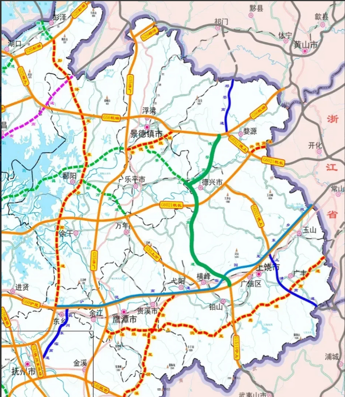 江西余干新公路规划图图片