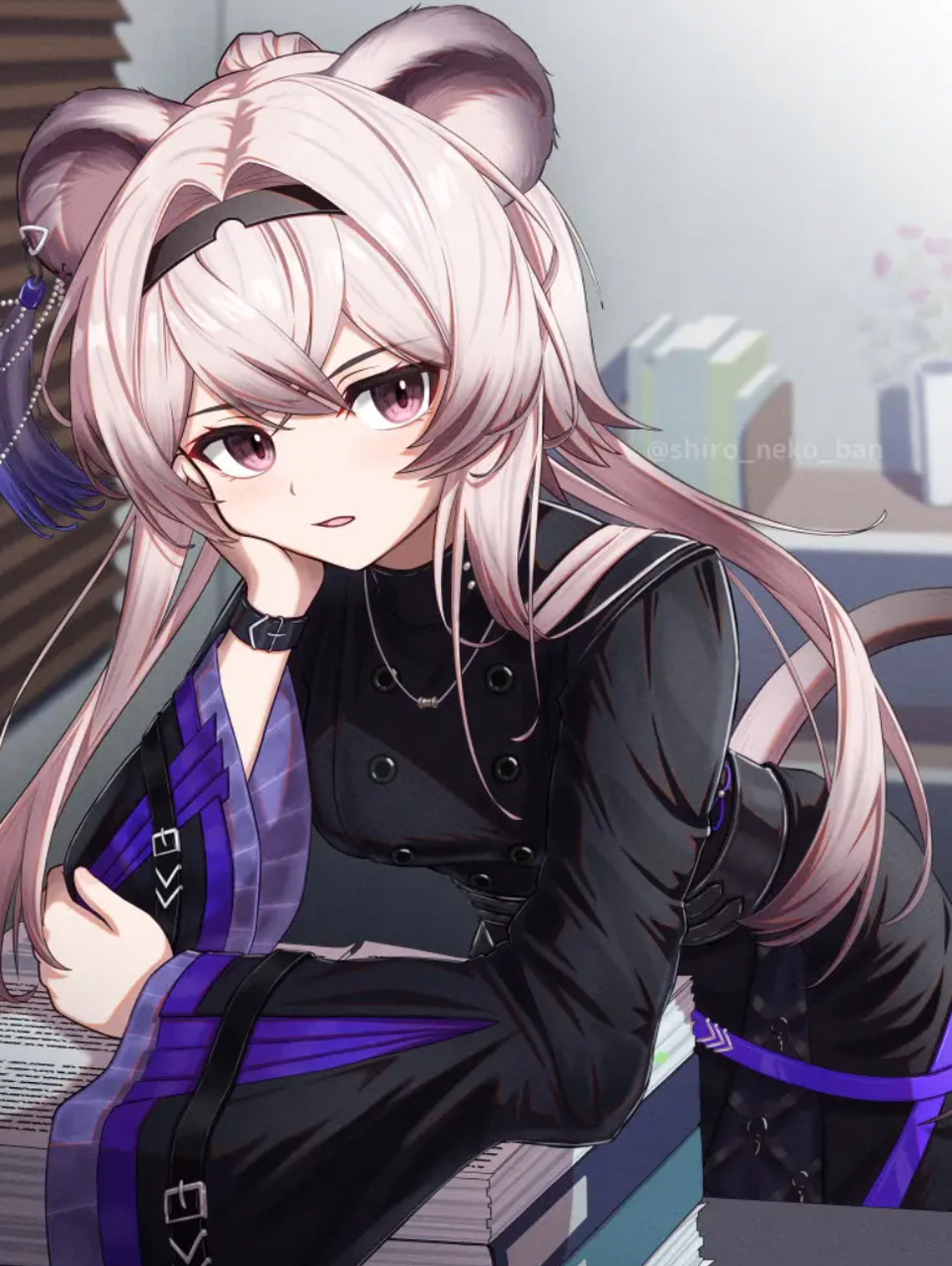 林雨霞怎么在私下里能变得那么可爱啊!#明日方舟