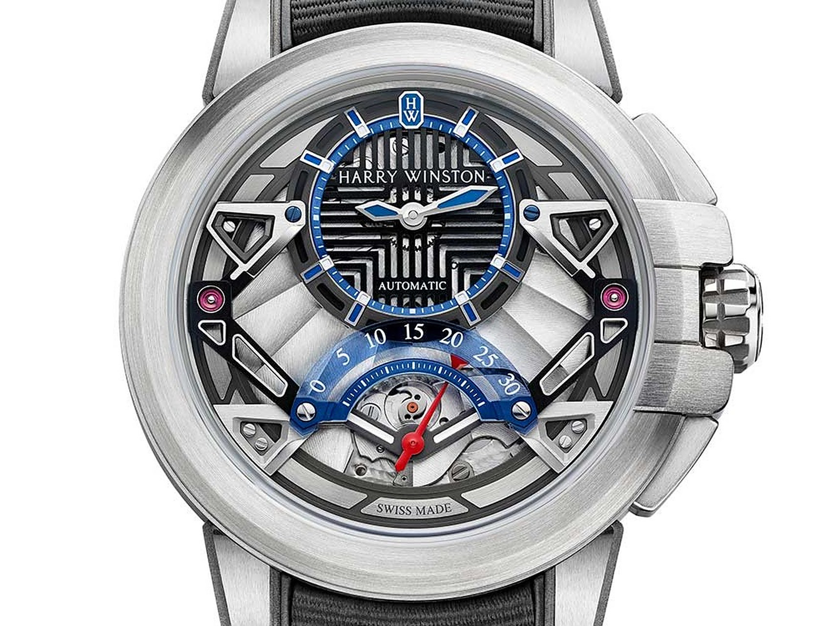 海瑞温斯顿harry winston虽有"钻石之王"的美誉,但是他们出品的腕表