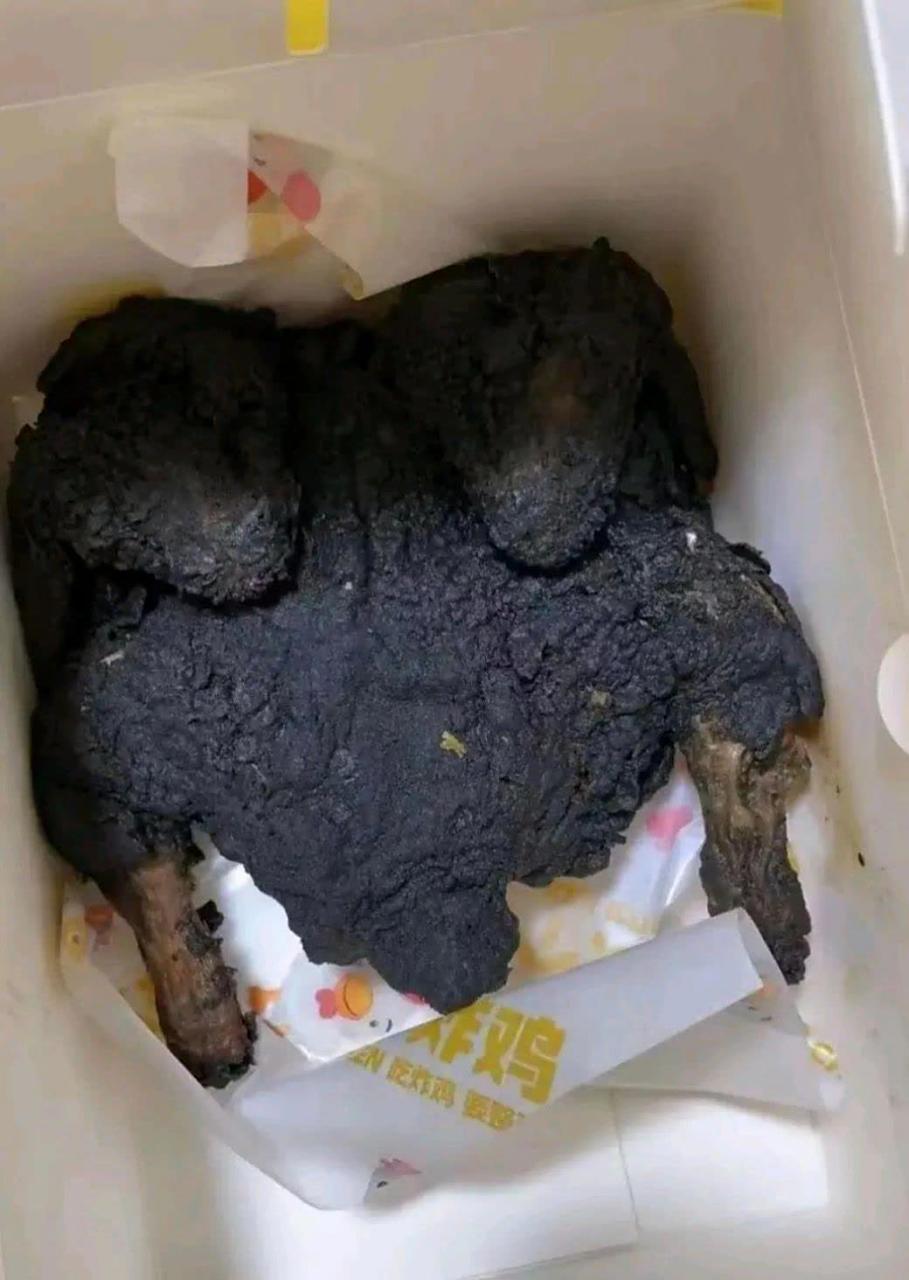 为什么我总觉得这个炸鸡有问题?  #趣图搞笑#[笑哭]