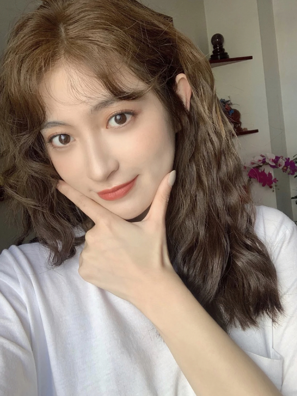 中长发烫发法式慵懒烫 适合肉肉脸, 法式卷发韩式烫发攻略修颜大刘海!