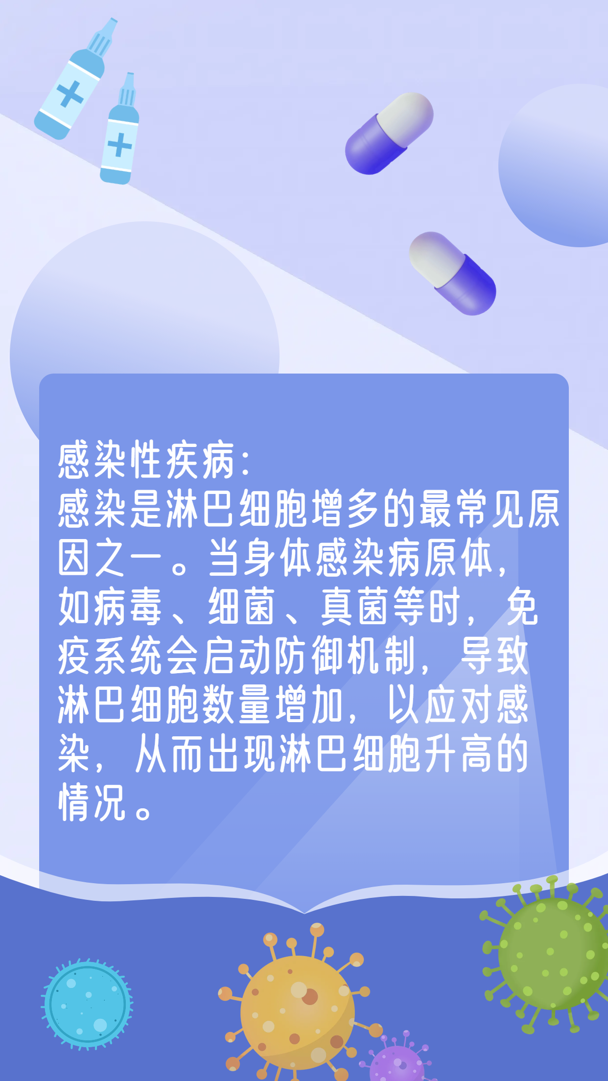 淋巴细胞升高图片