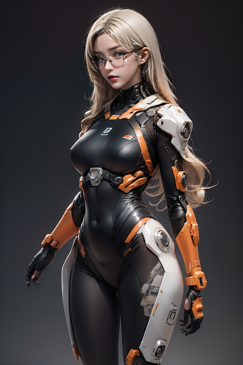 科幻,战斗服,长发美女