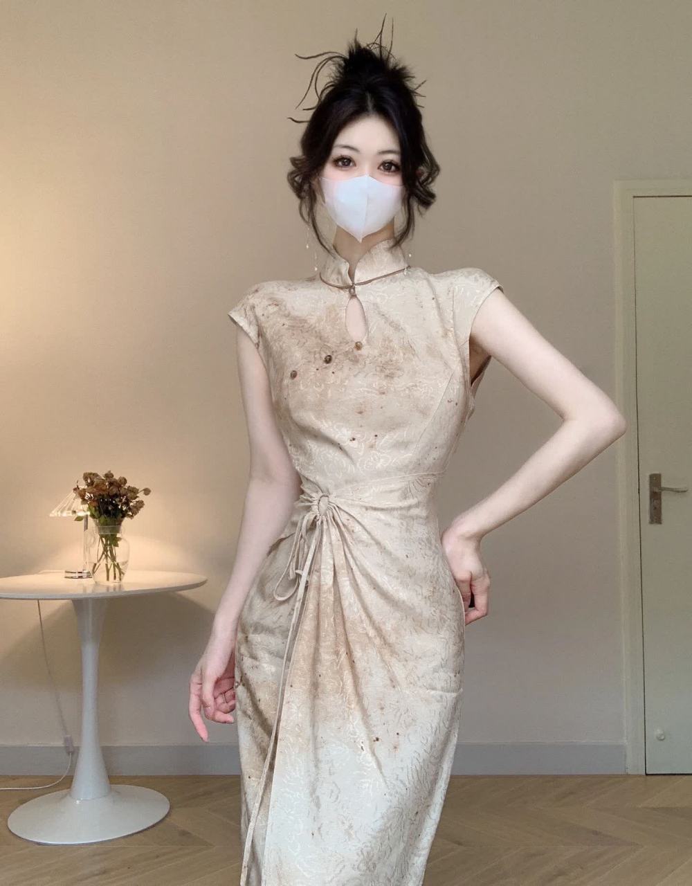 新中式国风禅意旗袍~一看就被迷住||| 配色也古色古香~改进后的旗袍更