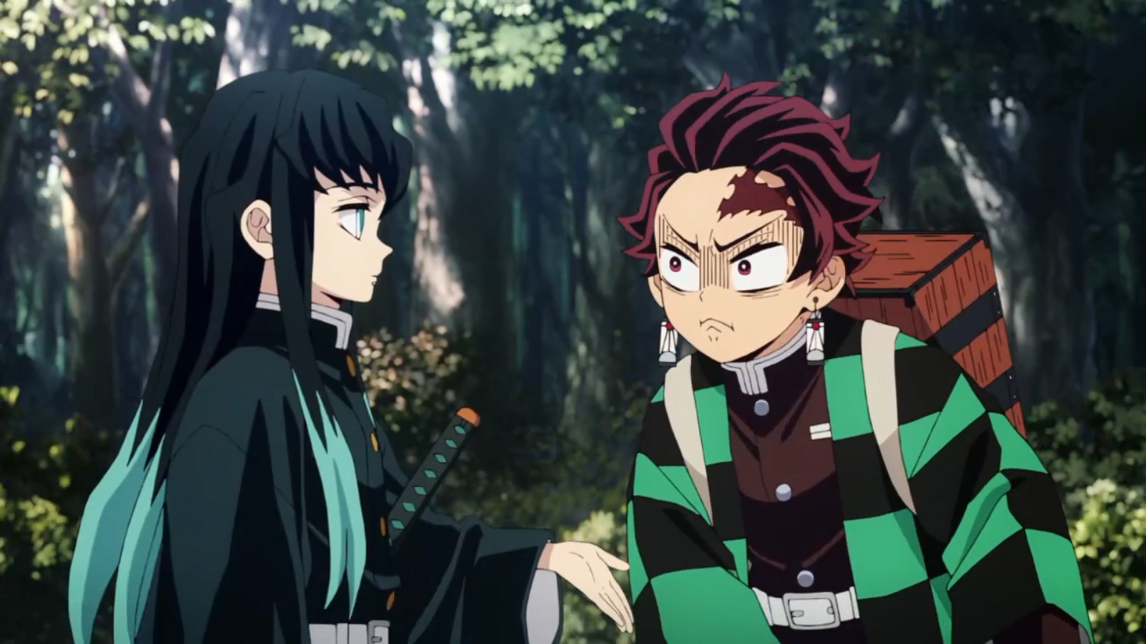 炭治郎无情地拍掉无一郎的手,"你就那么想吃那个冰激凌吗?