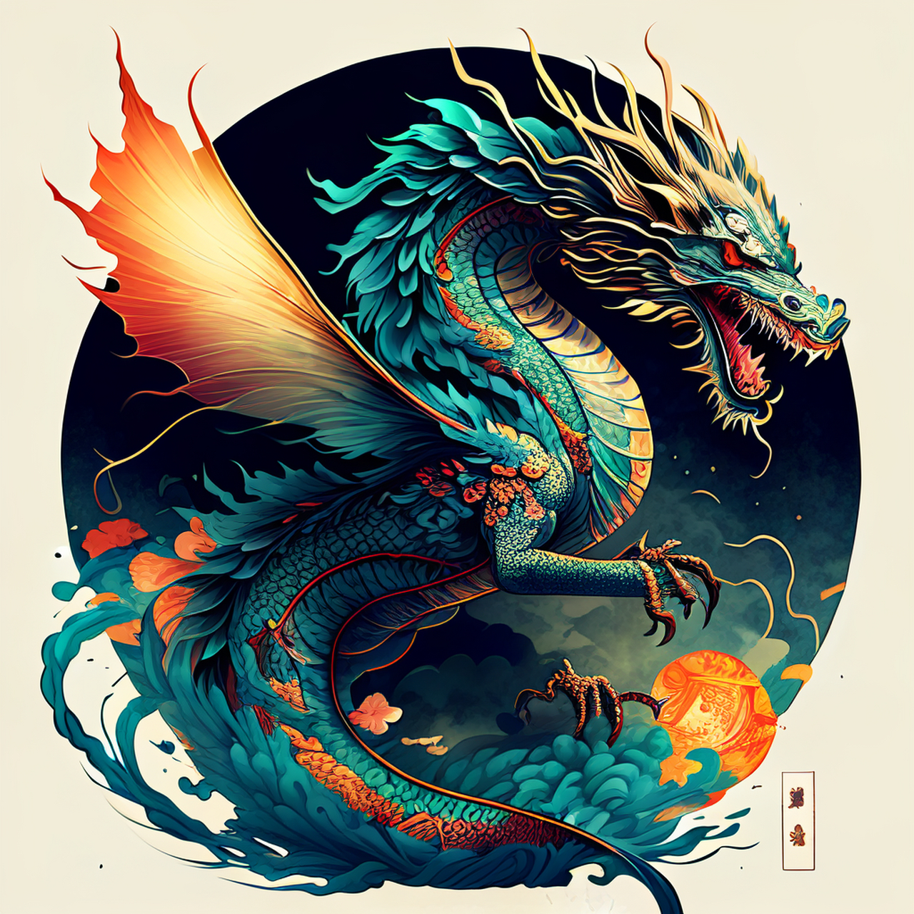 君不见许旌阳光,飞符走剑蛟龙降.宁静,恬淡,闲静#百度ai绘图黑科技#