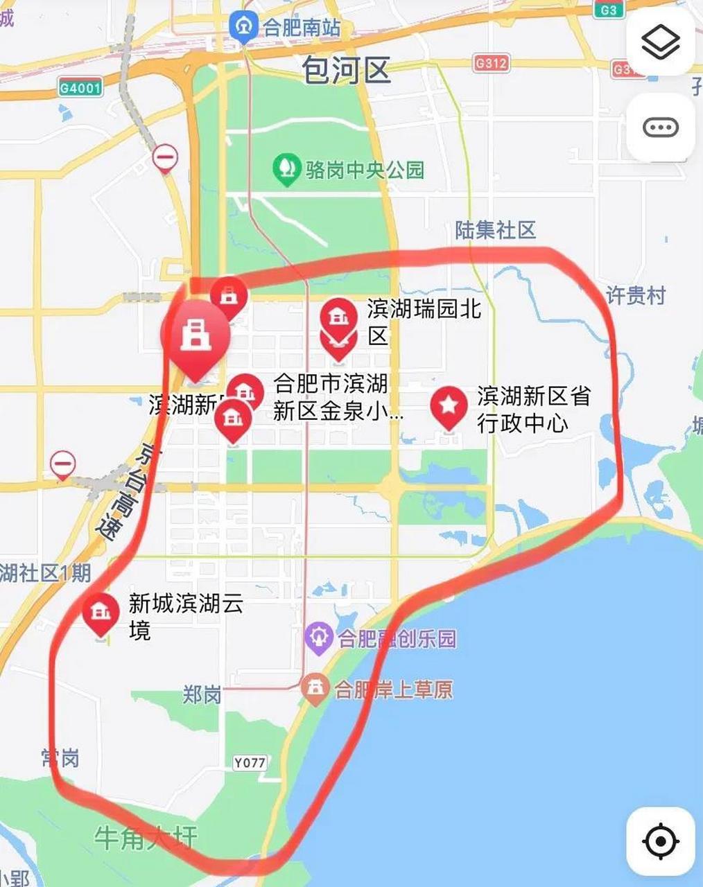 合肥市滨湖区房屋分布图片