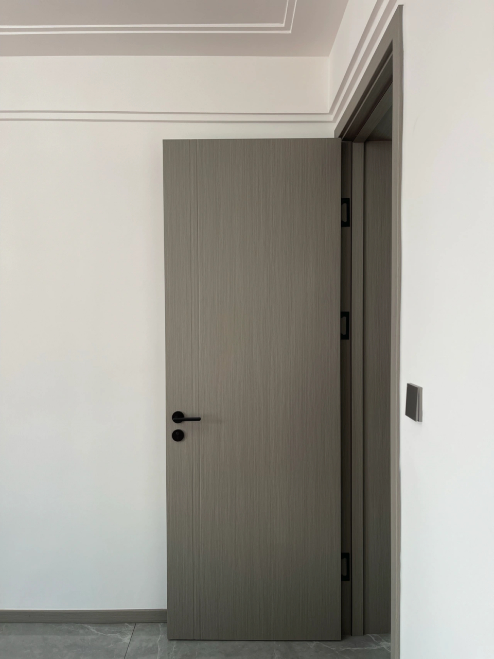 超好看的银梨色木门|附详细尺寸  房门不需要太复杂,简单点更好 我家