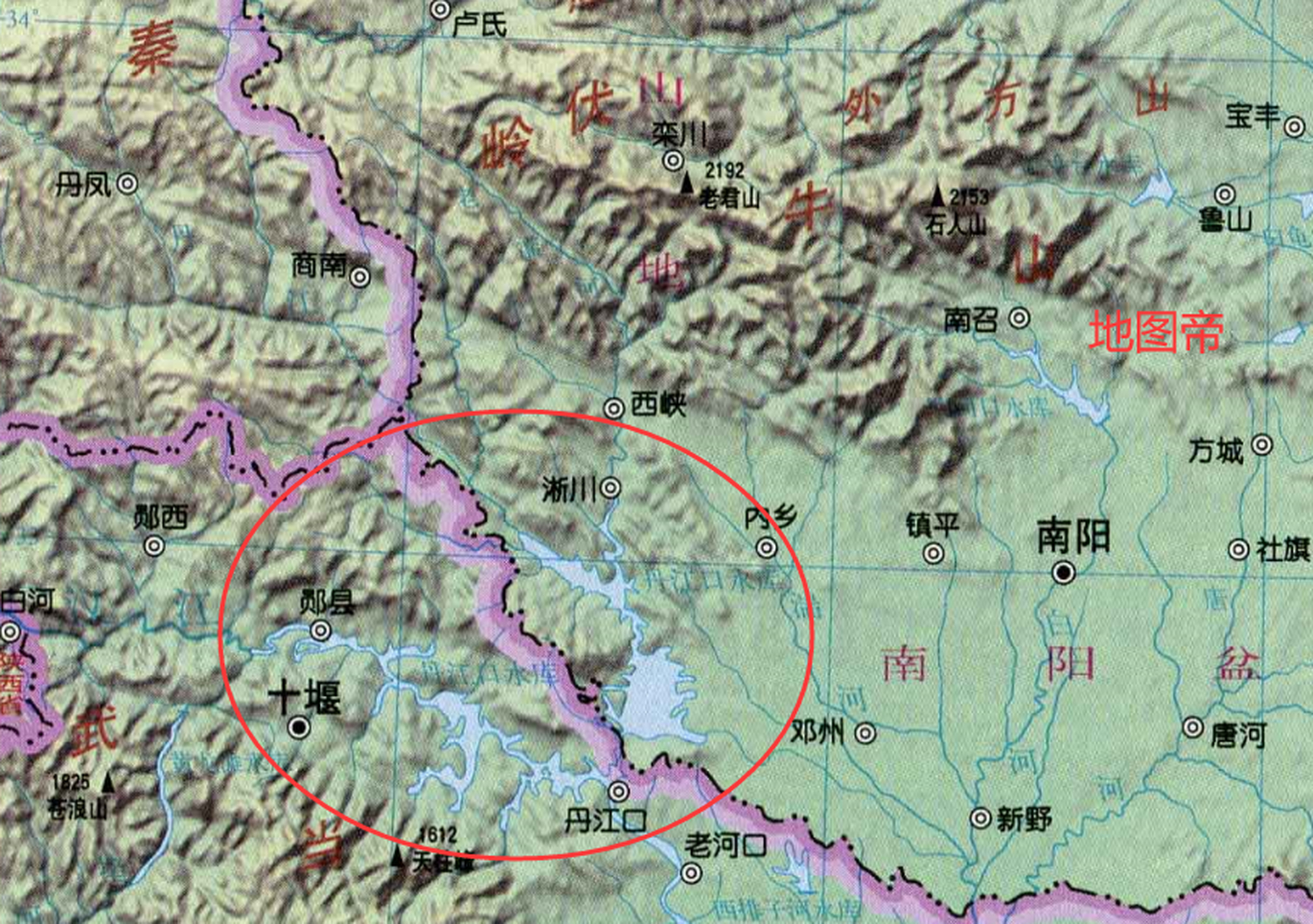 淅川禁钓区地图图片