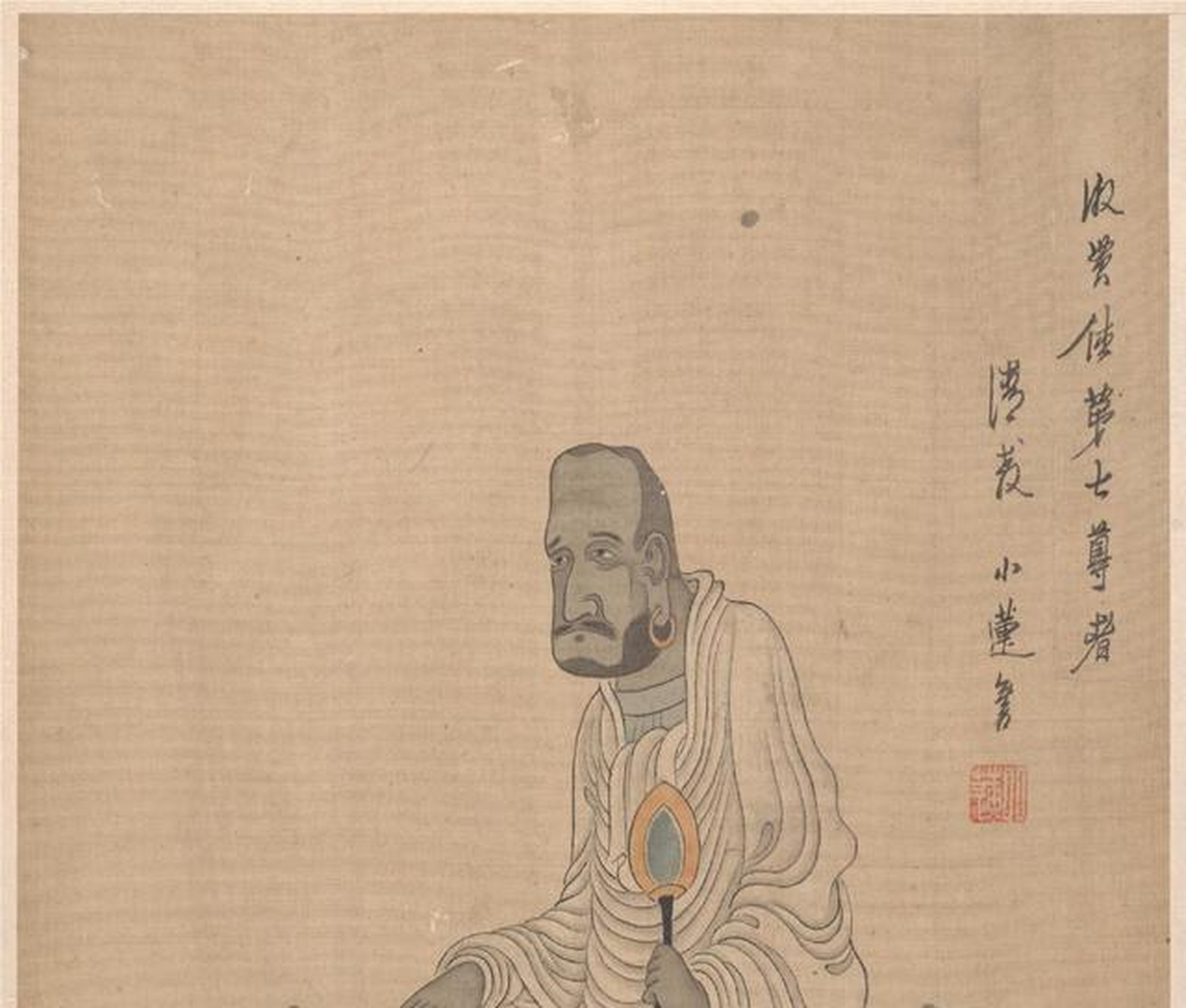 绢本《杂画册》. 由明朝晚期陈洪绶创作[握手]