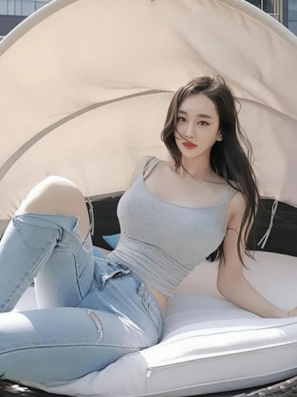 21岁美女模特candyseul,颜值爆表,被网友戏称为天使