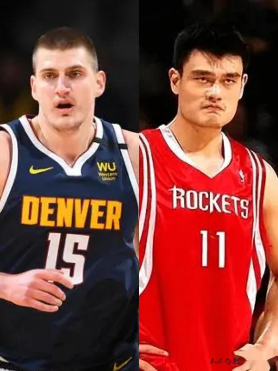 有一说一,对比姚明和约基奇nba巅峰赛季数据,差在哪里?