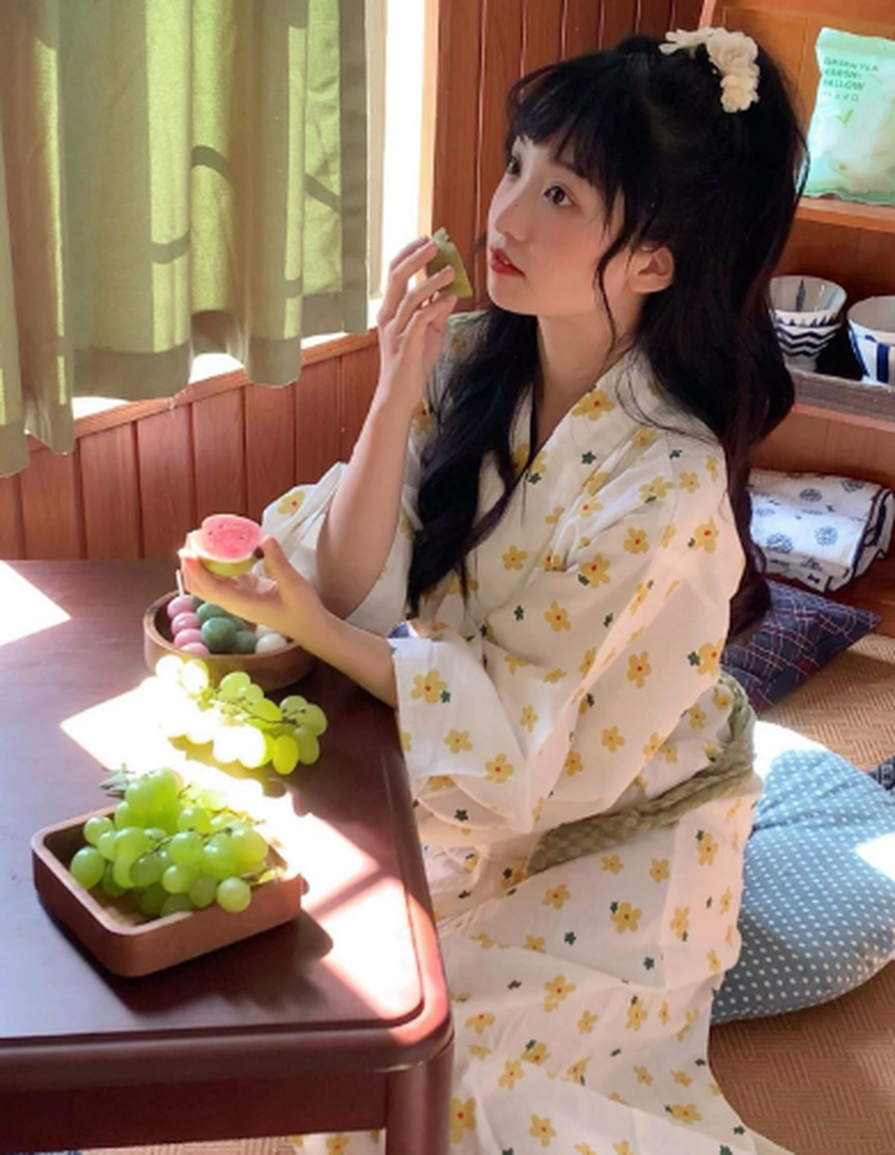 日系感满满的昭和风少女